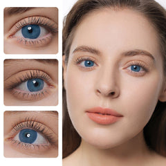 Fiesta Blue Coloured Contact Lenses