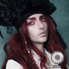 Gray Vampire Halloween Contacts