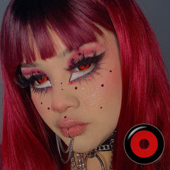 17mm Red and Black Mini Sclera