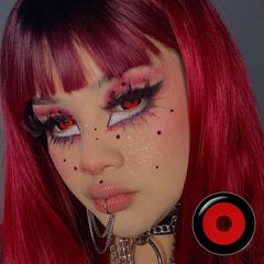 17mm Red and Black Mini Sclera