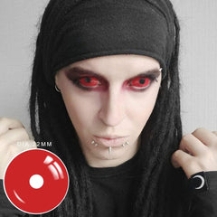 22MM Full Eye Red Sclera