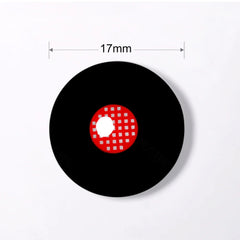 17mm Black Mesh Mini Sclera Contacts