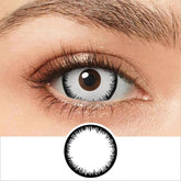 17mm White Werewolf Mini Sclera Contacts