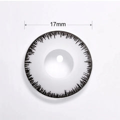 17mm White Werewolf Mini Sclera Contacts