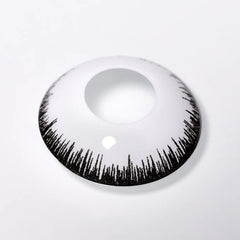 17mm White Werewolf Mini Sclera Contacts