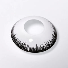 17mm White Werewolf Mini Sclera Contacts