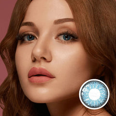 Nonno Blue Coloured Contact Lenses