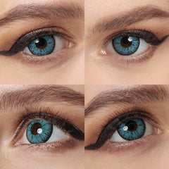 Nonno Blue Coloured Contact Lenses