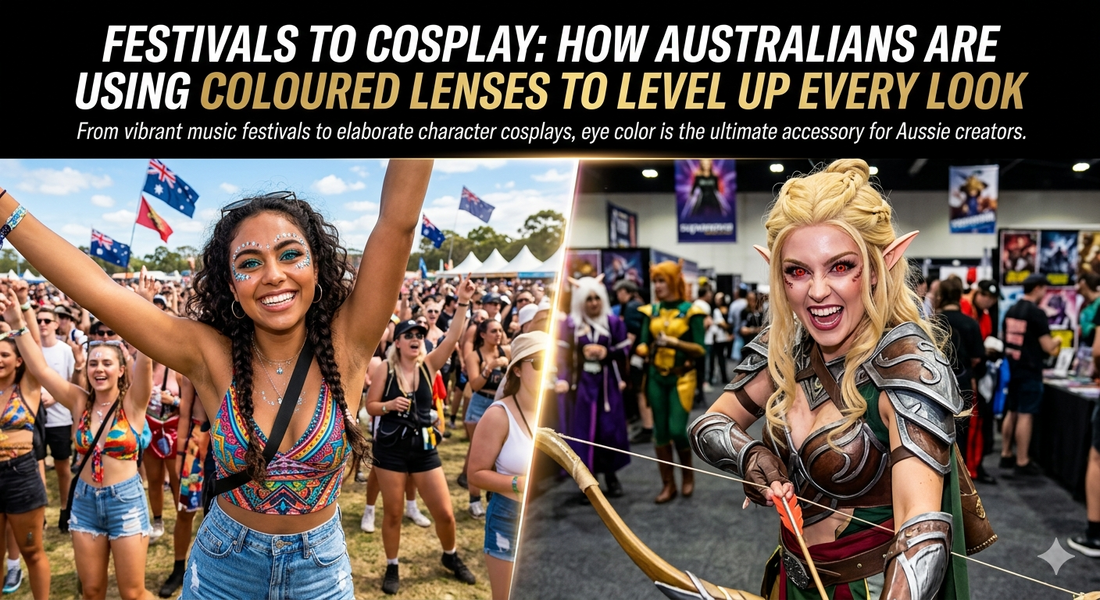 From Festivals to Cosplay: How Australians Are Using Coloured Lenses to Level Up Every Look