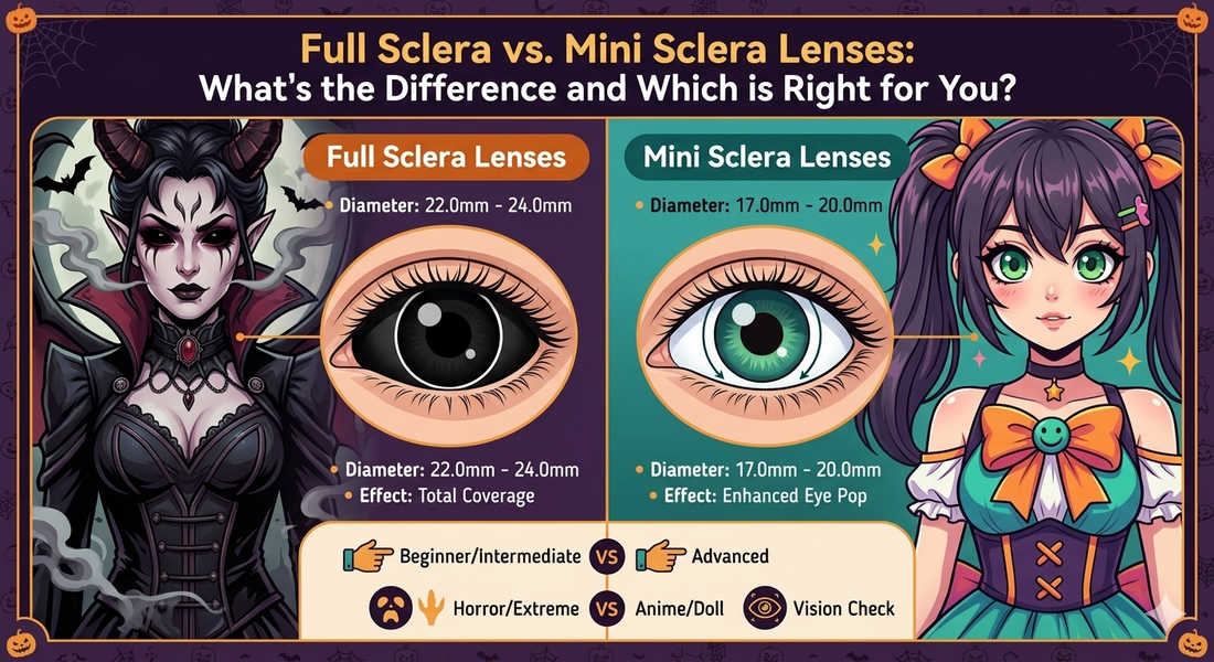 Full Sclera vs. Mini Sclera Lenses: What's the Difference and Which is Right for You?
