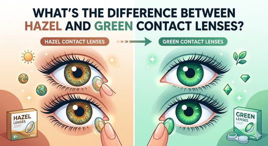 What's the Difference Between Hazel and Green Contact Lenses?