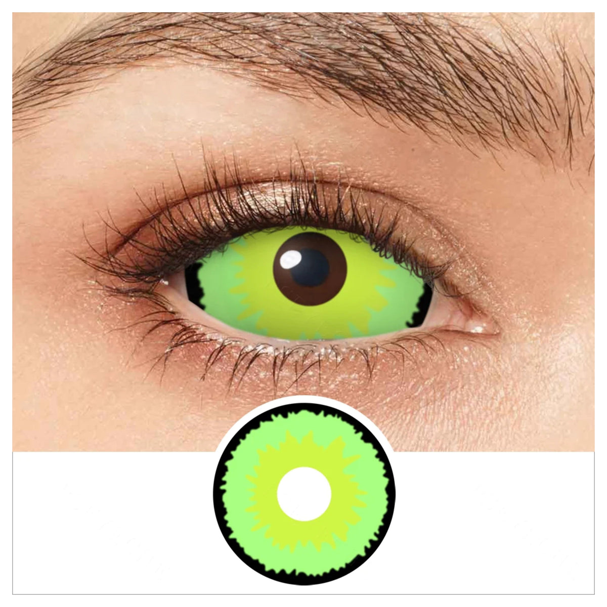 22mm Green Demon Full Eye Sclera