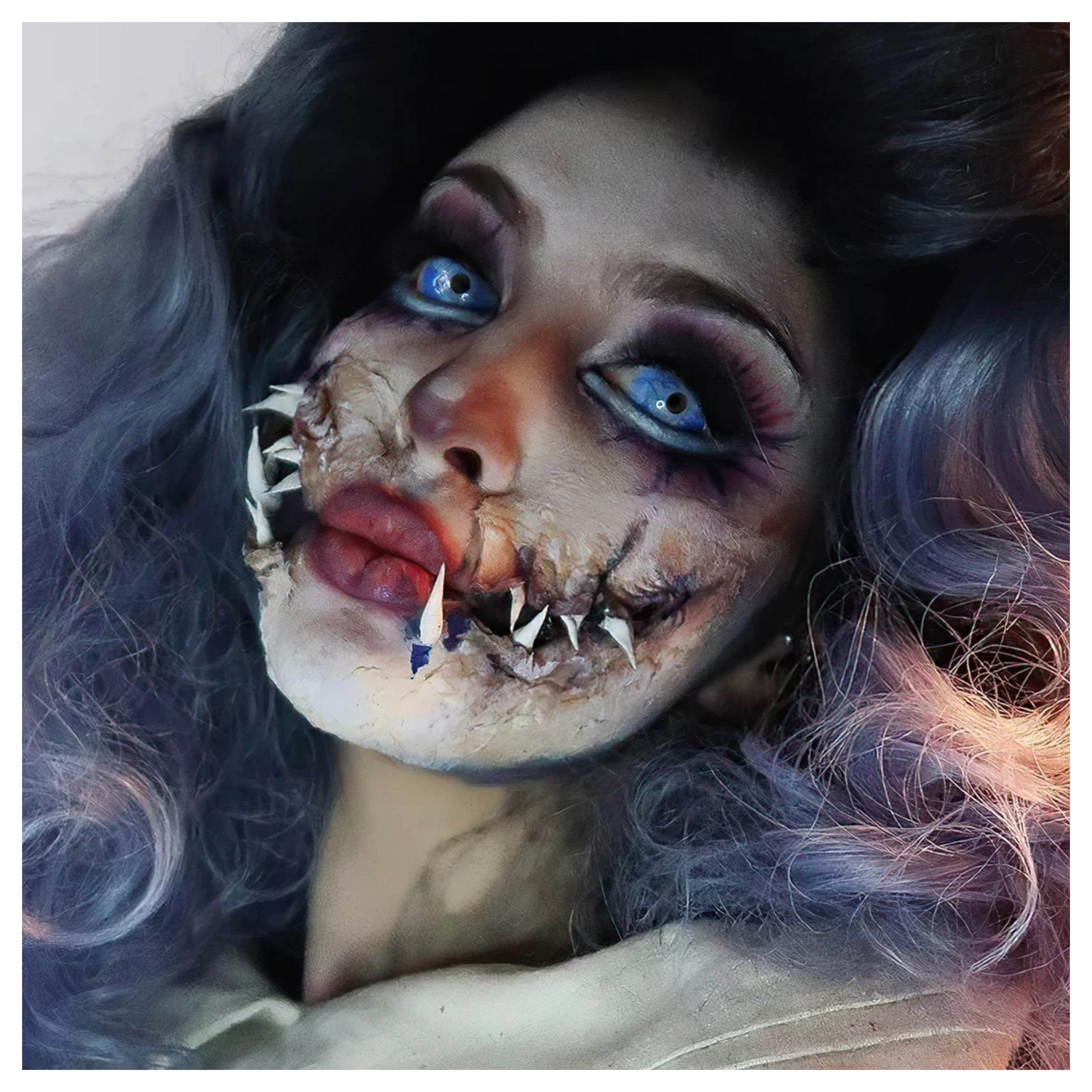 22mm Ice Age Blue Full Eye Sclera