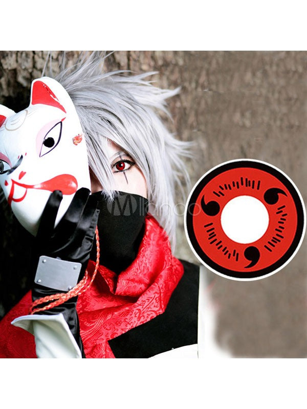 Naruto Sasuke Red Sharingan Cosplay Contacts