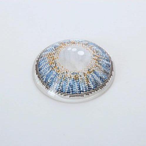 3 Tone Blue Colored Contacts
