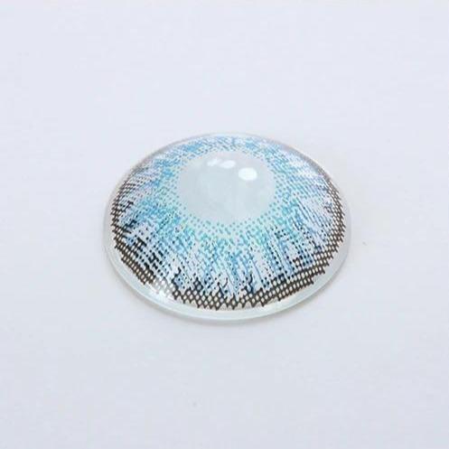 3 Tone Brilliant Blue Colored Contacts
