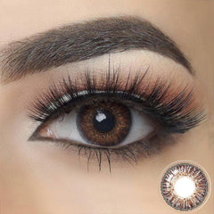 3 Tone Brown Colored Contacts