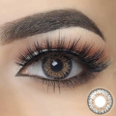 3 Tone Gray Colored Contacts