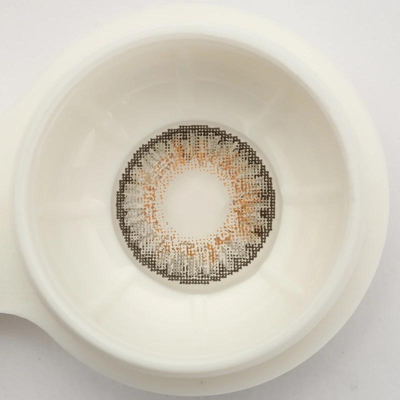 3 Tone Gray Colored Contacts