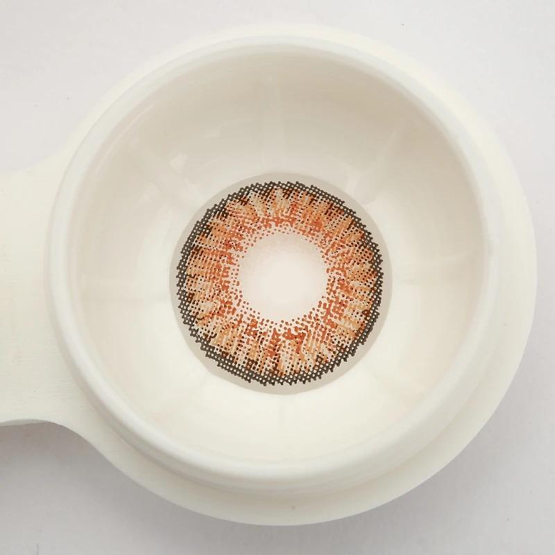 3 Tone Honey Colored Contacts
