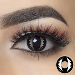 Black Dragon Eye Halloween Contacts