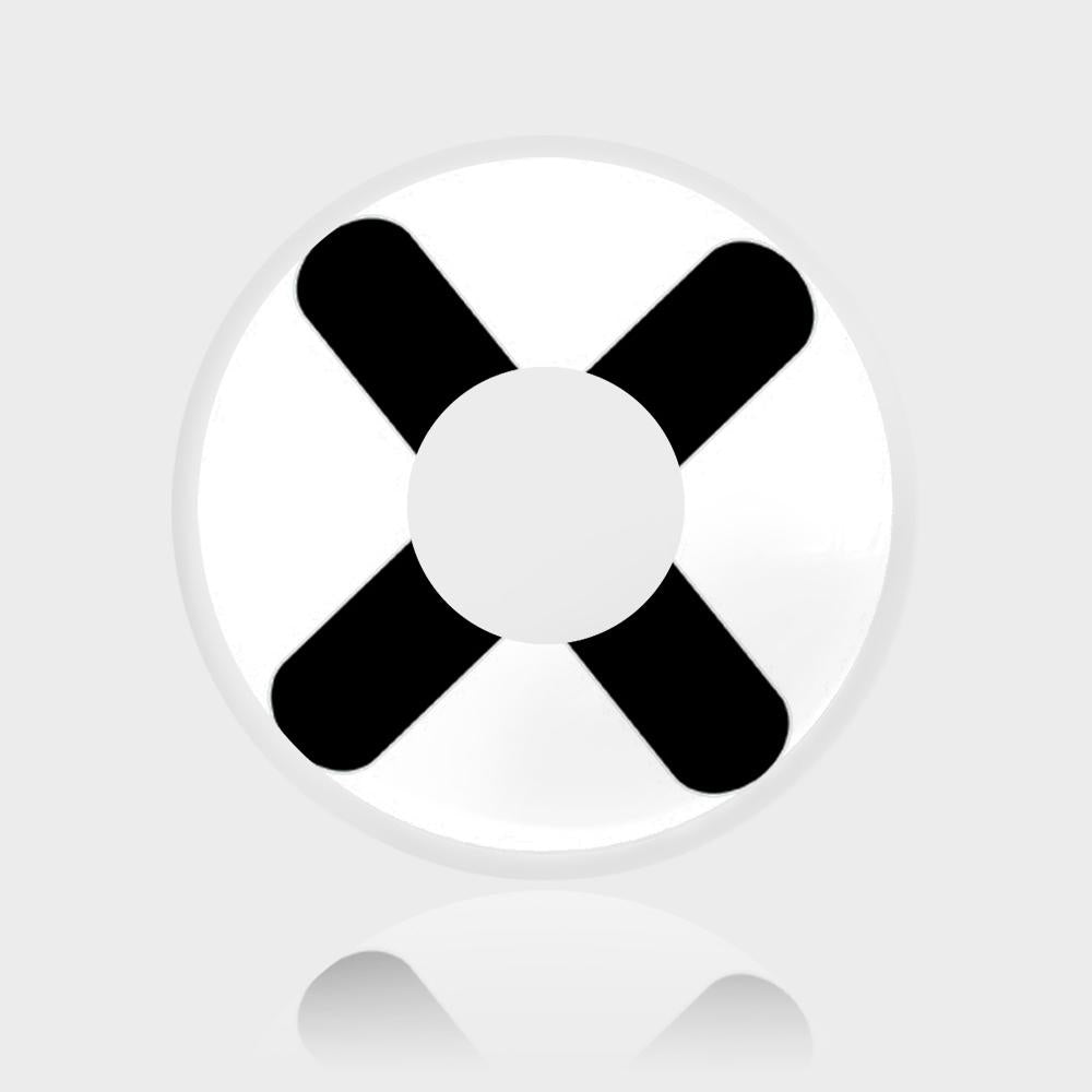 Black And White Cross Cosplay Contacts