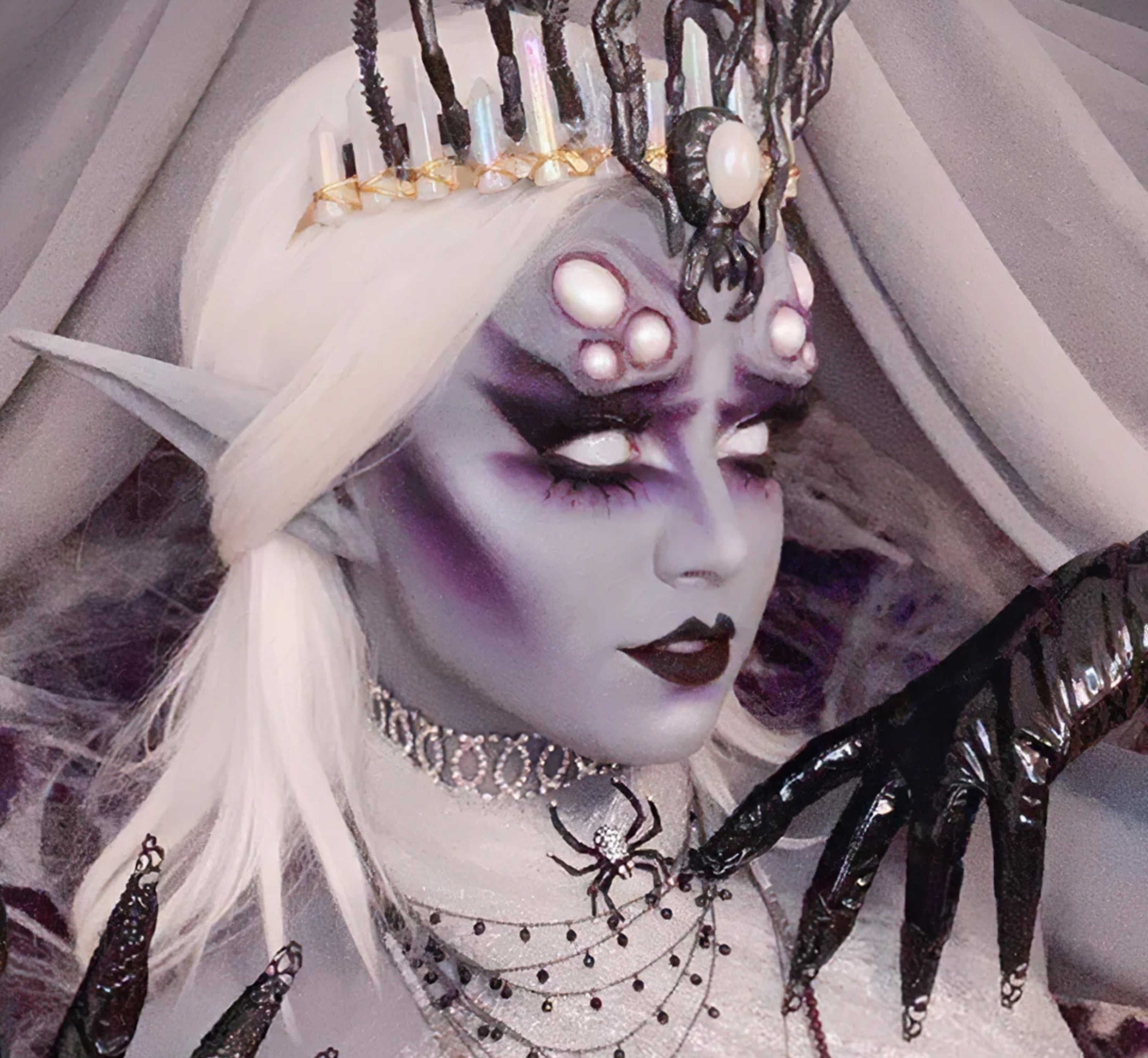 Blind White Full Eye 22mm Sclera