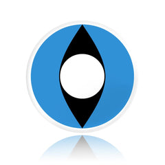 Blue Cat Eye Halloween Contacts