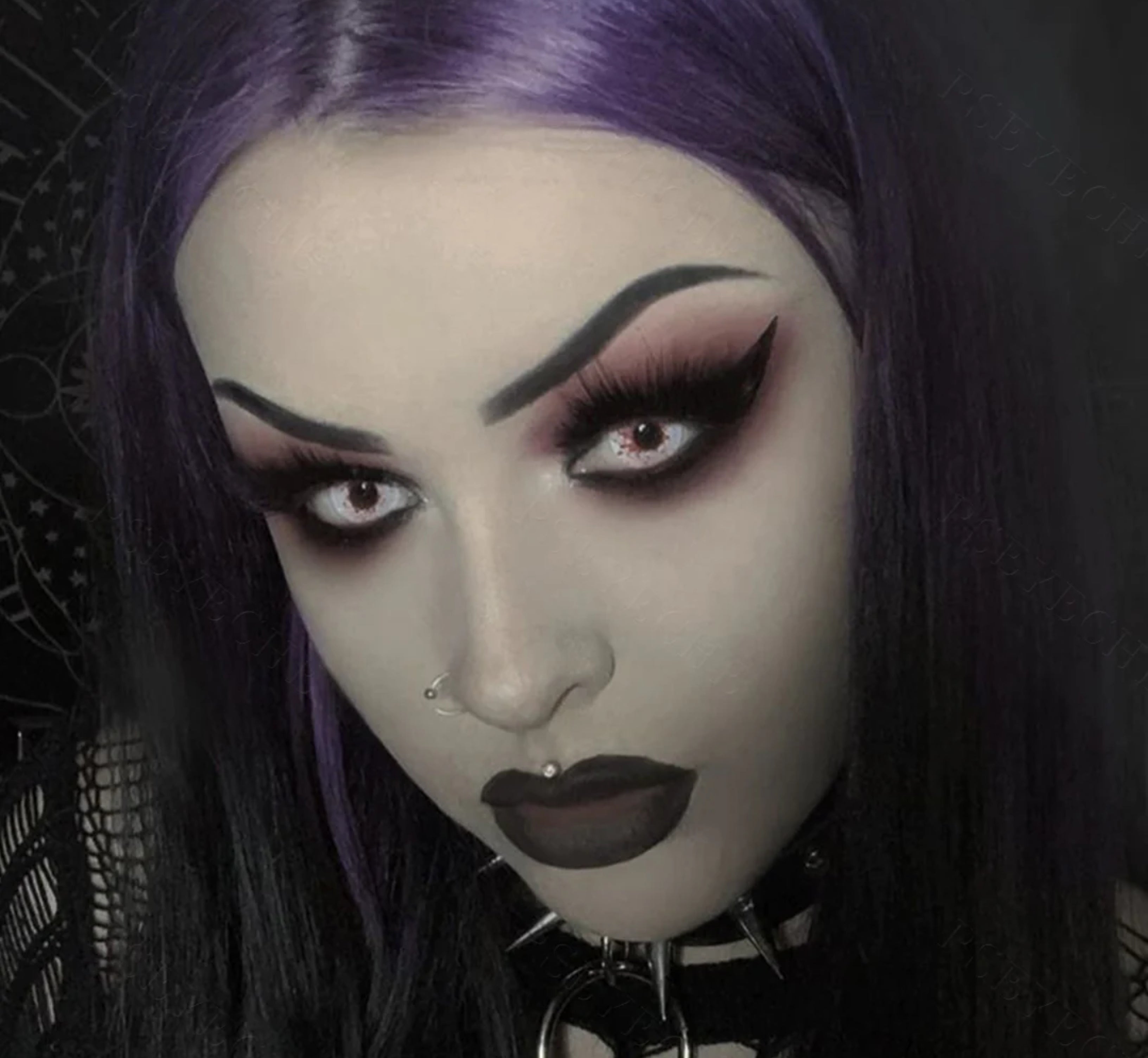 Crazy Blood Splat Halloween Contacts