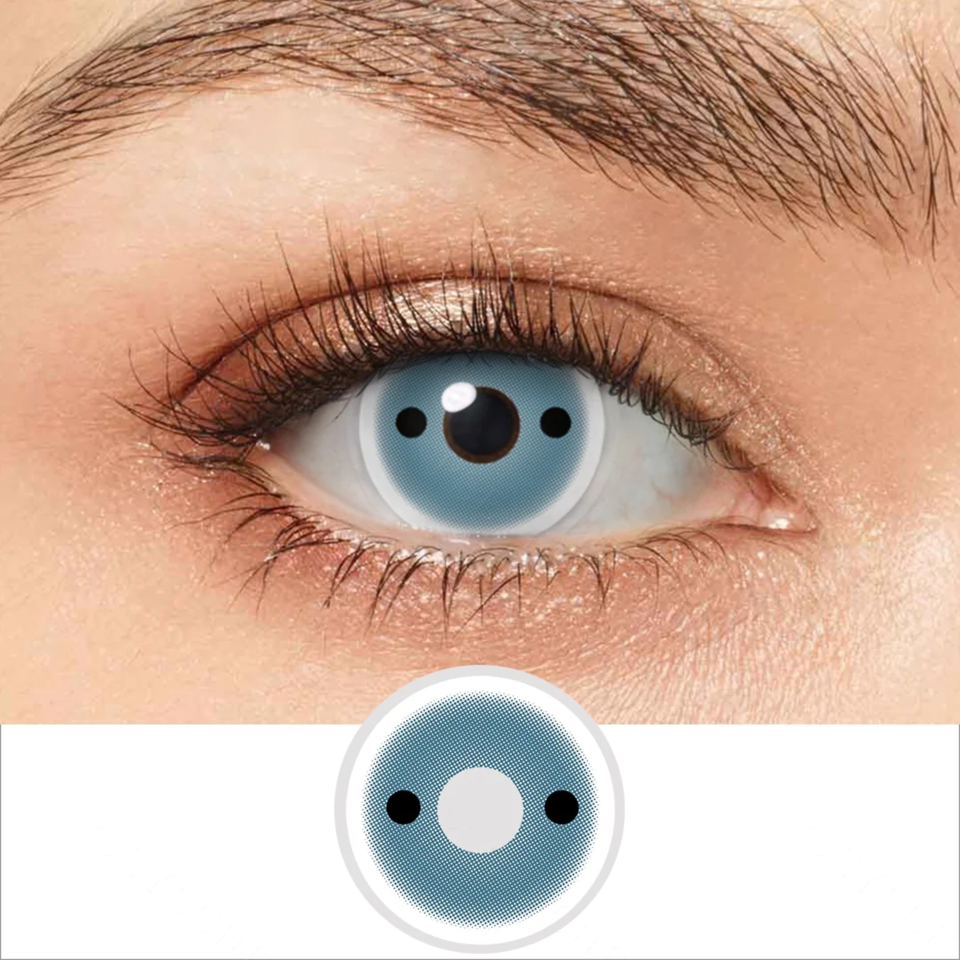 Demon Slayer Rui Contact Lenses (Right Eye)