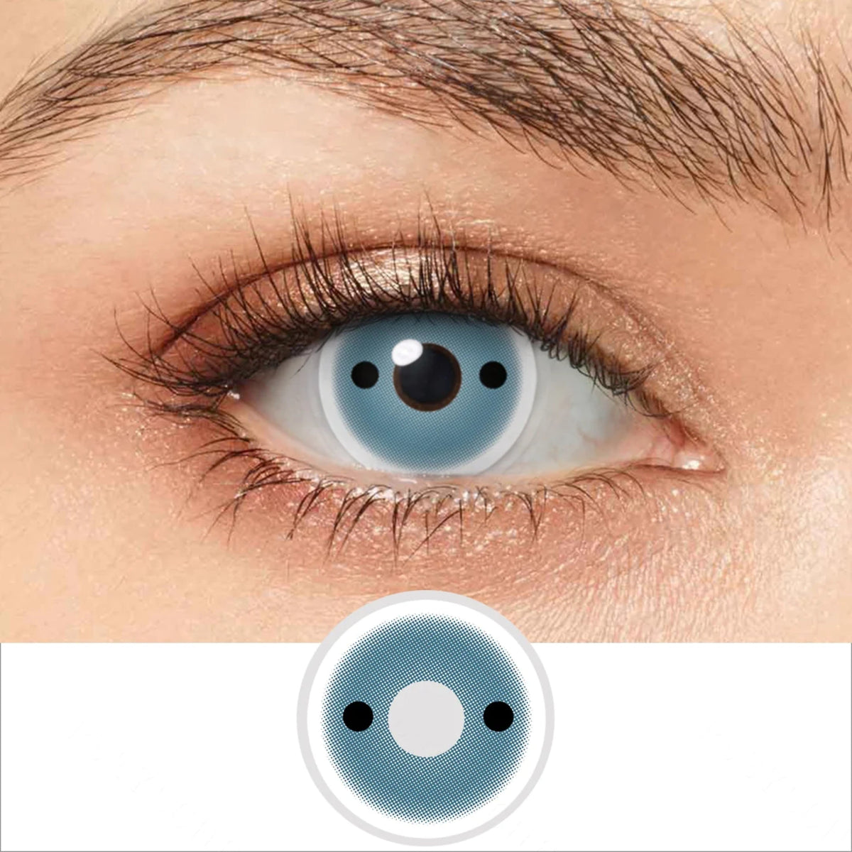 Demon Slayer Rui Contact Lenses (Right Eye)