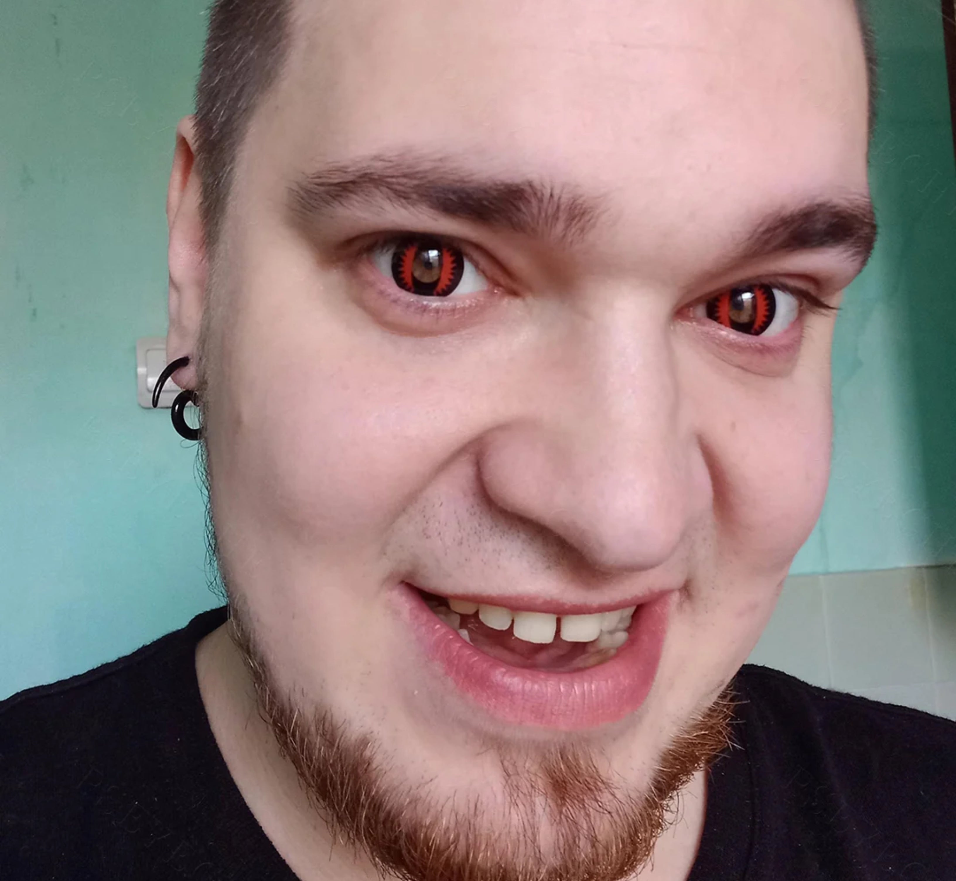 Fire Dragon Eye Halloween Contacts