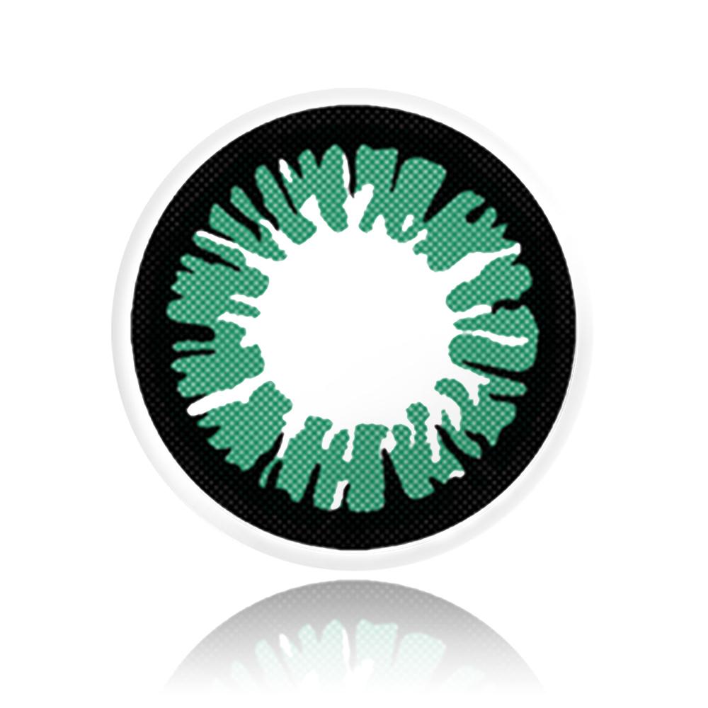 Glamor Green Halloween Contacts