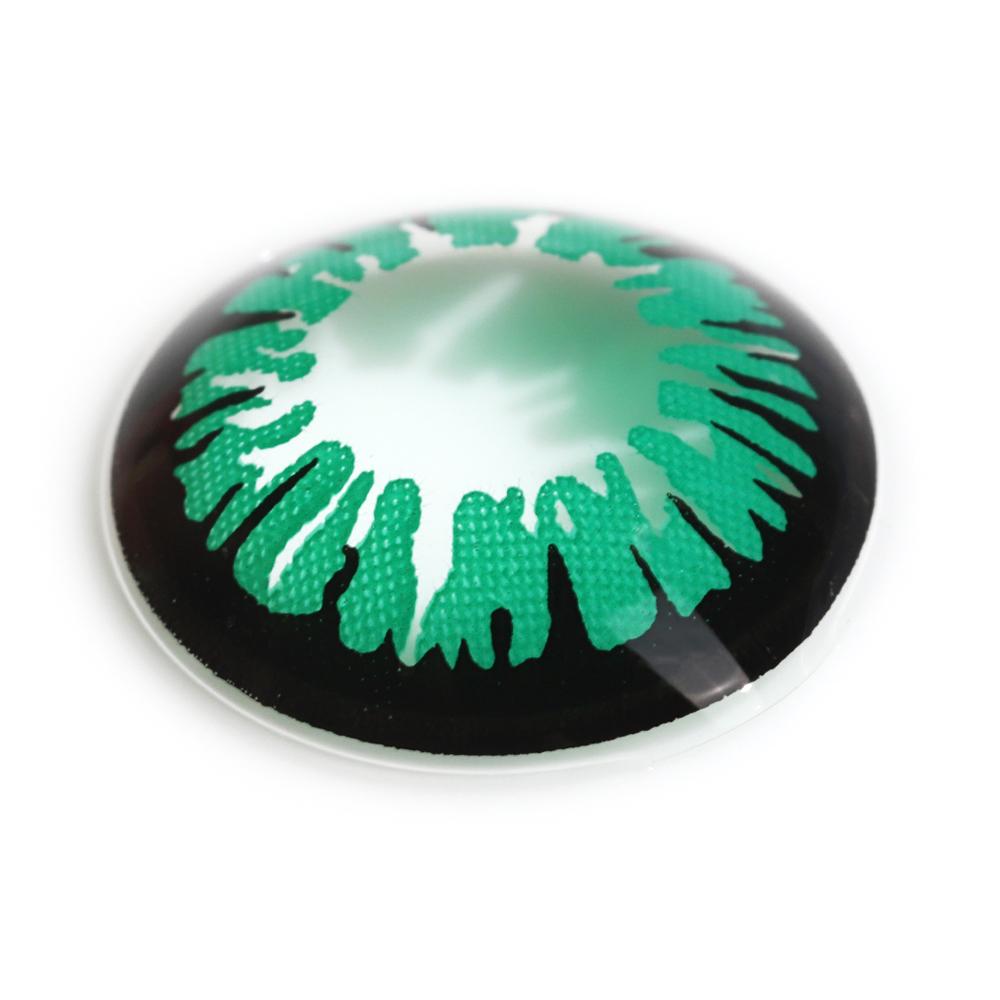 Glamor Green Halloween Contacts