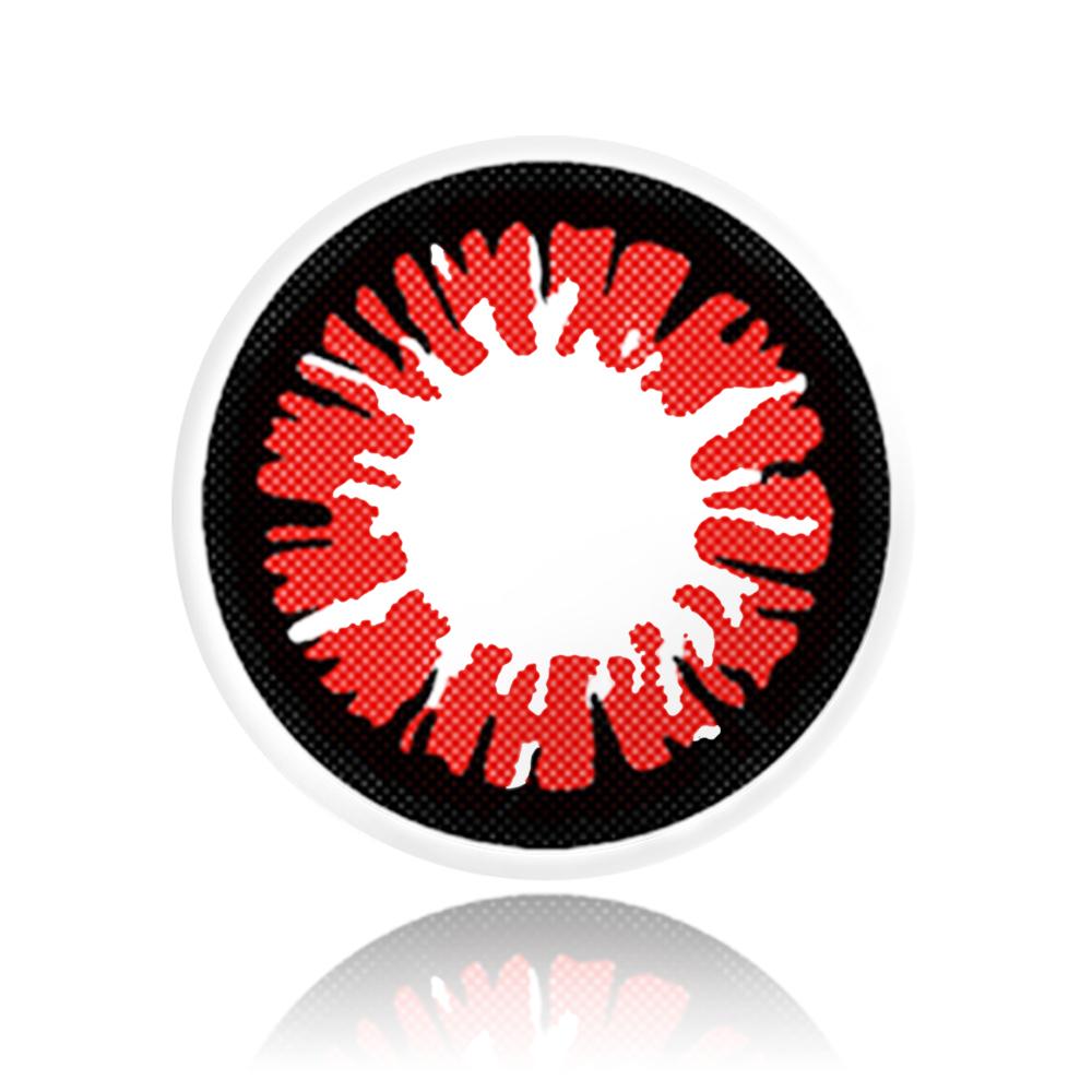 Glamor Red Halloween Contacts