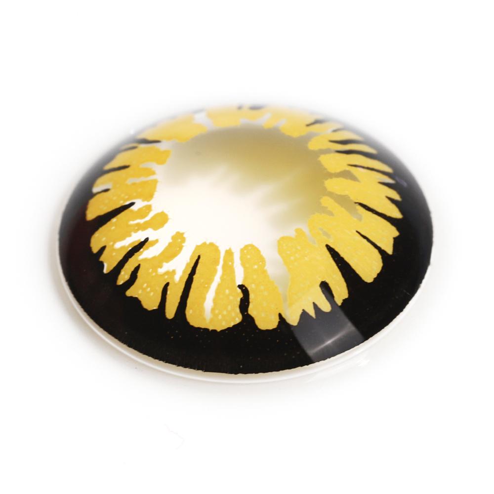 Glamor Yellow Halloween Contacts