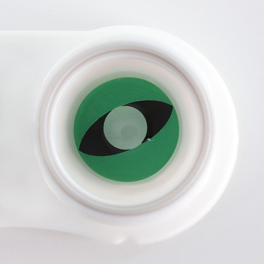 Green Cat Halloween Contacts
