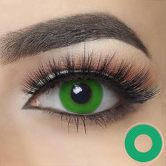 Green Out Halloween Contacts