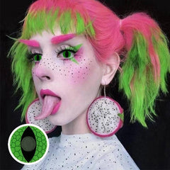 Green Snake Eyes