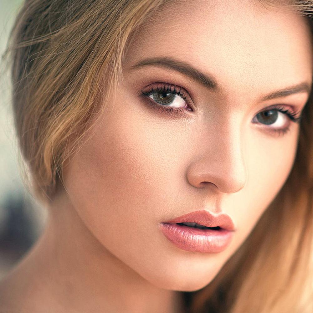 Hidrocor Crystal Yellow Colored Contacts