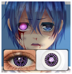 Purple Contract Halloween Cosplay Contacts