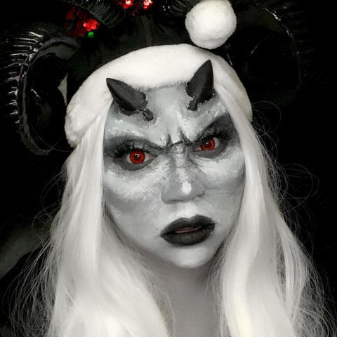 Red Crack Halloween Contacts