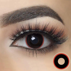 Red Rim Halloween Contacts