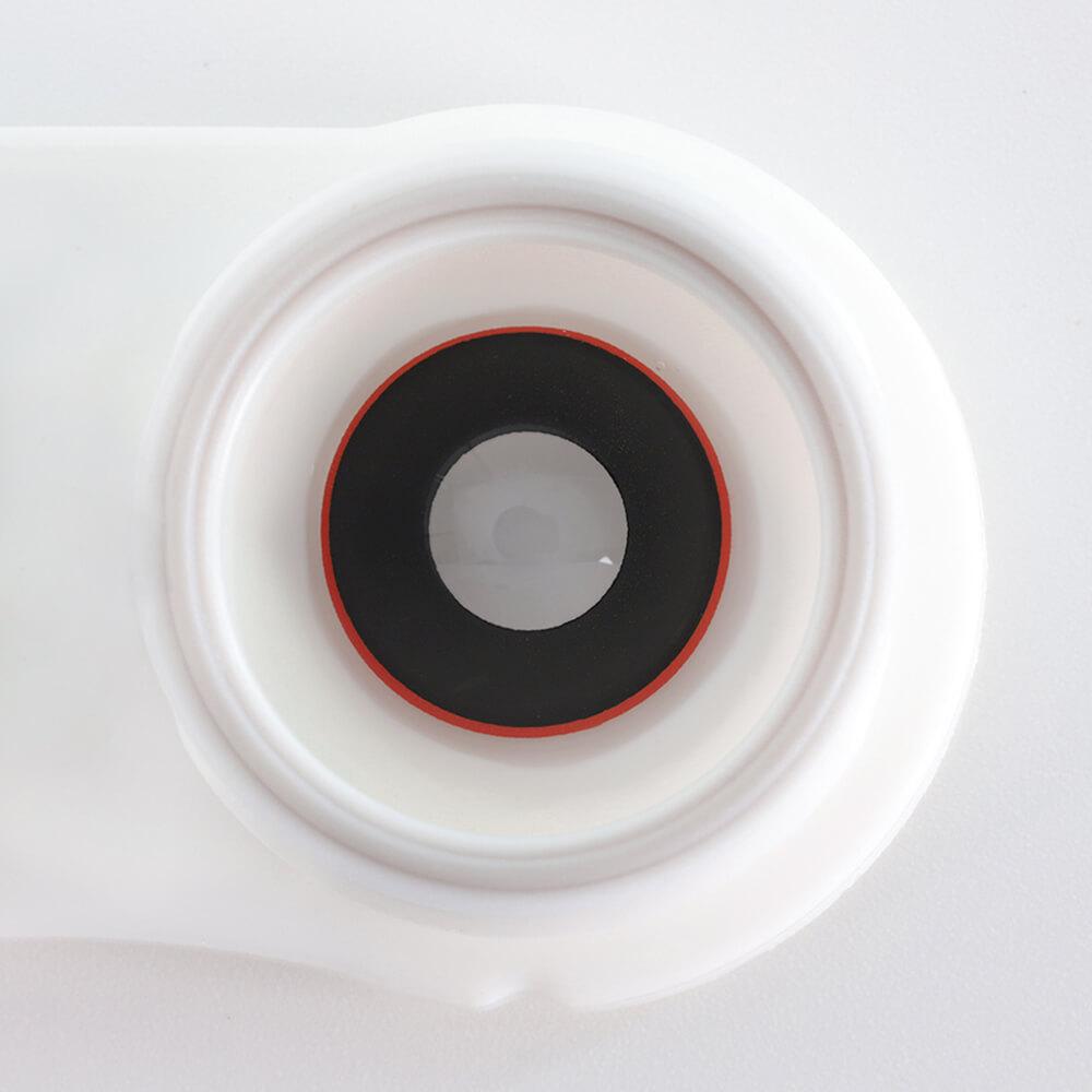 Red Rim Halloween Contacts