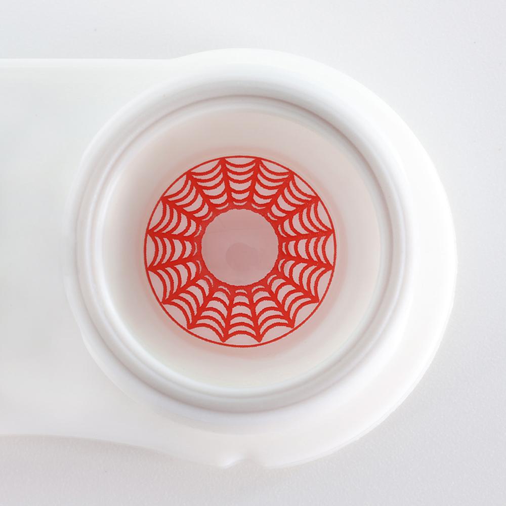 Red Web Halloween Contacts