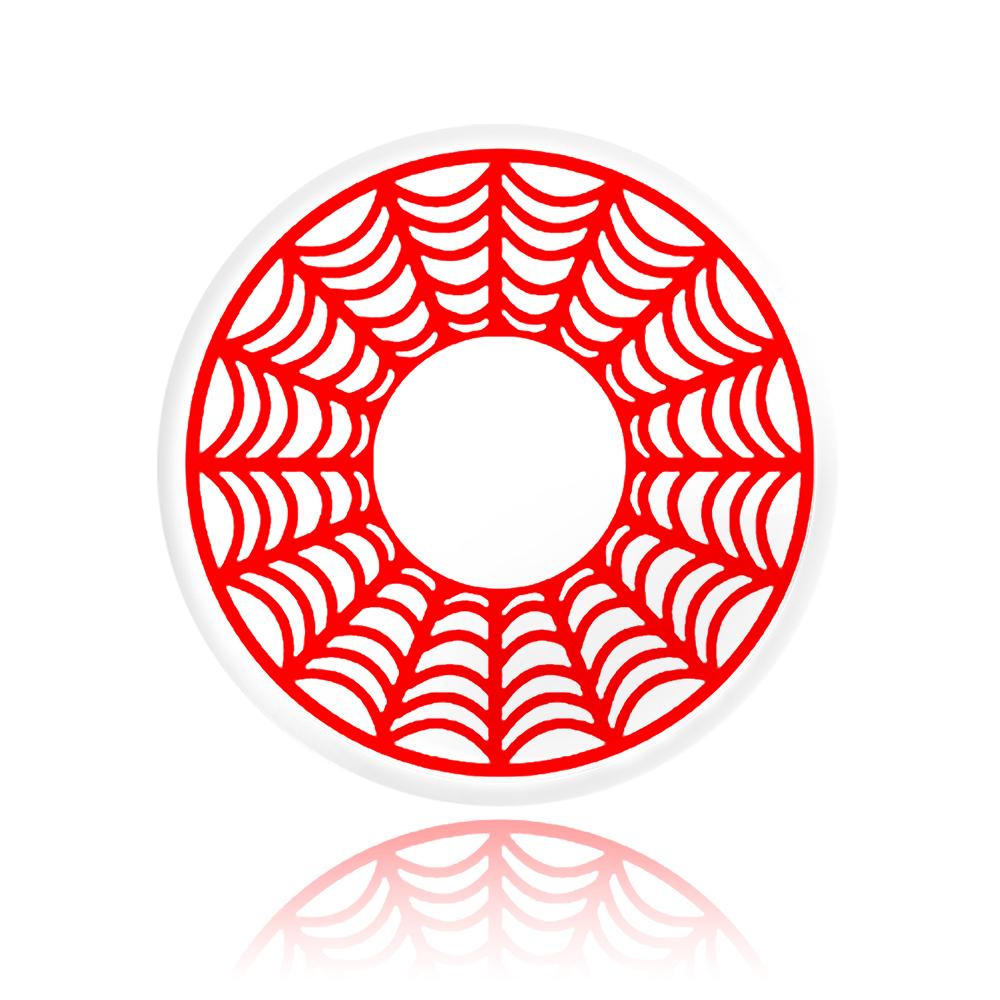 Red Web Halloween Contacts