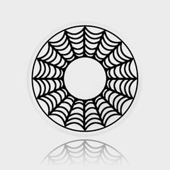 Black Web Halloween Contacts