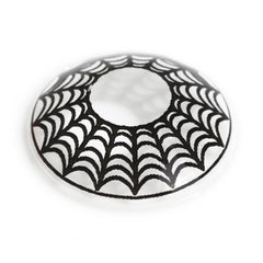 Black Web Halloween Contacts