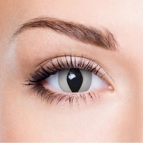 White Cat Eye Contacts