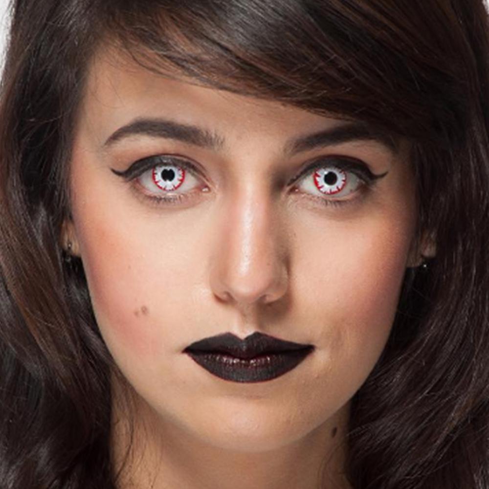 White Demon Halloween Contacts
